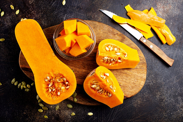 Poêlée de butternut au Poivre bleu de Tasmanie