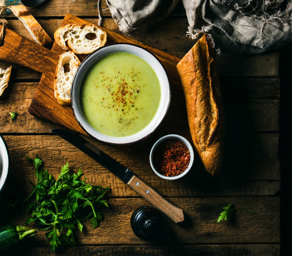 Velouté de courgette à la menthe cofrapep