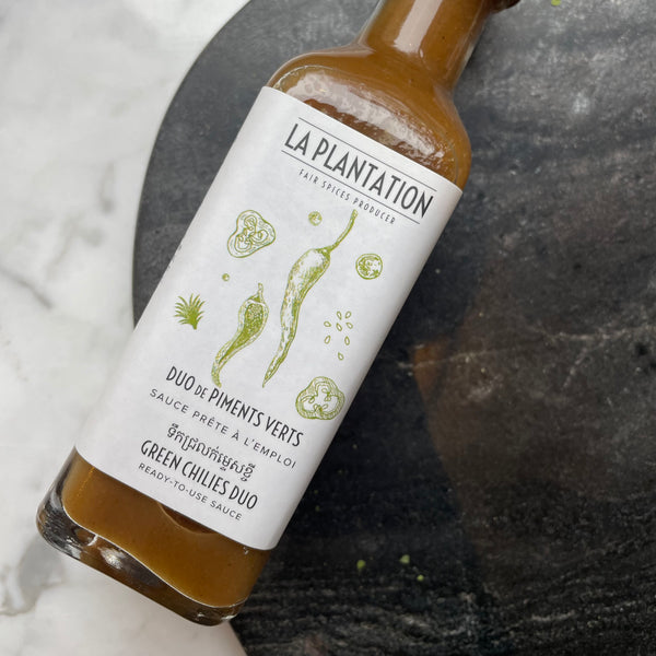 Sauce La Plantation - Duo de piment verts