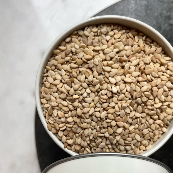 Sésame blanc torréfié