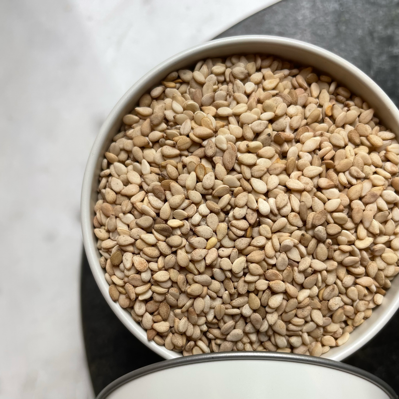 Sésame blanc torréfié