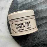 Poivre givré vert au sel - Kampot